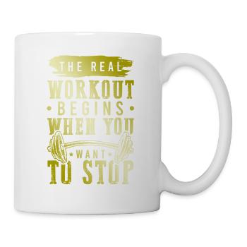 Dieu répond bible - Mug blanc - blanc - Droite