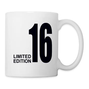 16. Geburtstag Limited Edition Geschenk - Tasse - Weiß - Rechts