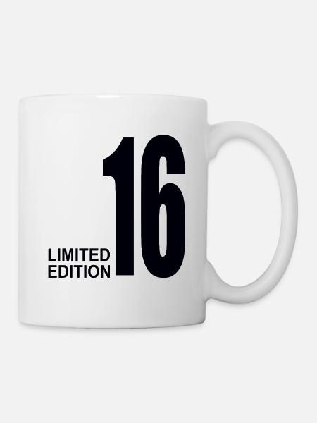 16. Geburtstag Limited Edition Geschenk - Tasse - Weiß