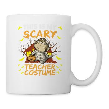 C’est mon effrayant professeur Costume School Halloween - Mug blanc - blanc - Droite