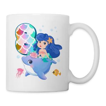 8th birthday | Mermaid Birthday | - Mug - white - Right