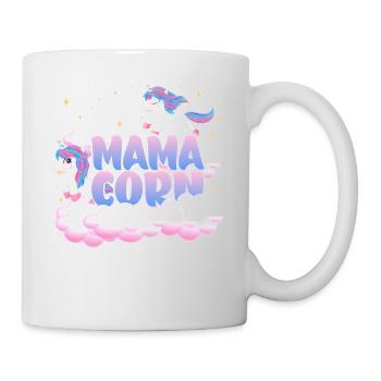 Mama Corn | Unicorn Birthday | Unicorn Theme | - Mug - white - Right
