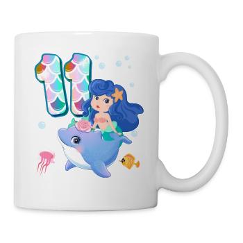 11th Birthday | Mermaid Birthday | - Mug - white - Right