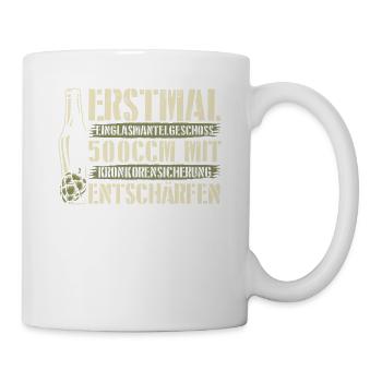 FIRST LINGLASMANTELGESCHOSS 500CCM beer lover - Mug - white - Right