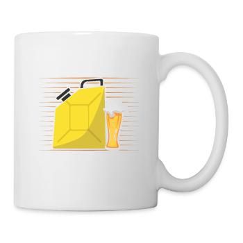 REMPLISSEZ D’ABORD LES AMATEURS DE BIÈRE DE CITERNE - Mug blanc - blanc - Droite