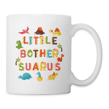 Brother Saurus | Dinosaur Birthday | - Mug - white - Right