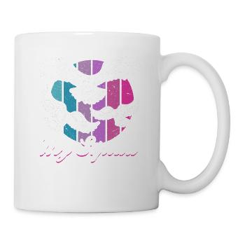 Bird of Prey funny falconer saying hunting design - Mug - white - Right