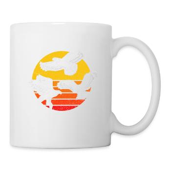 Bird of Prey funny falconer saying hunting design - Mug - white - Right
