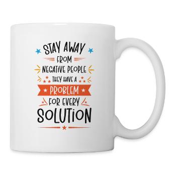 Problem Solution Critical Thinkers Positive - Mug - white - Right
