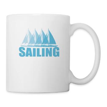 Sailing Sailing Boat Water Sports Wind - Mug - white - Right