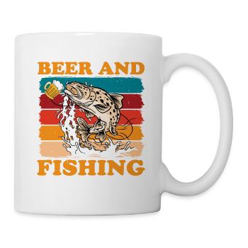 There's Nothing A Beer And Fishing Can't Fix 2 - Mug - white - Right