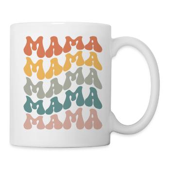 Mama-Mother's Day-Mother-Mom-Mommy-Cute - Mug - white - Right