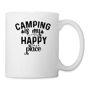 Camping ist mein Lieblingsplatz Wandershirt - Tasse - Weiß - Rechts