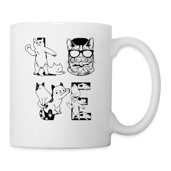 Katzenliebhaber I Cat Love Cats I Cute Cat Lover L - Tasse - Weiß - Rechts