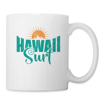 Hawaii Surf Surfing Surfboard Water Sports - Mug - white - Right