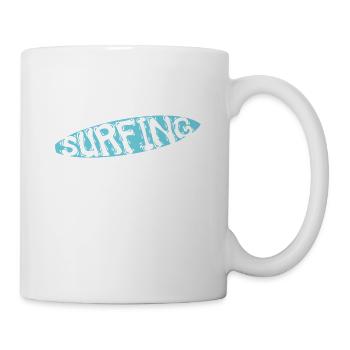 Surfing Surfboard Water Sports Surfing - Mug - white - Right