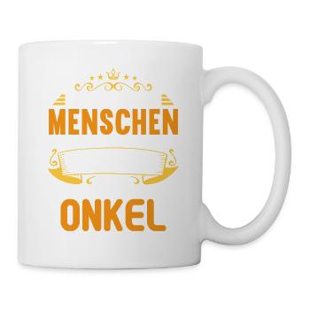 Die wichtigsten Menschen nennen mich Onkel - Tasse - Weiß - Rechts