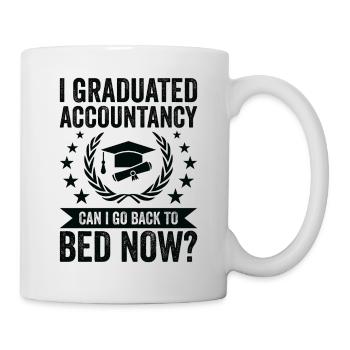 Ich Habe Die Buchhaltung Abgeschlossen - Tasse - Weiß - Rechts