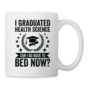 Je suis diplômé en sciences de la santé - Mug blanc - blanc - Droite