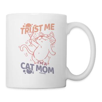 beste Katzenmama Katzendame Katzenbesitzer Geschen - Tasse - Weiß - Rechts