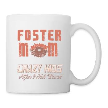I'm The Best Foster MOM Retro Funny Designs - Mug - white - Right