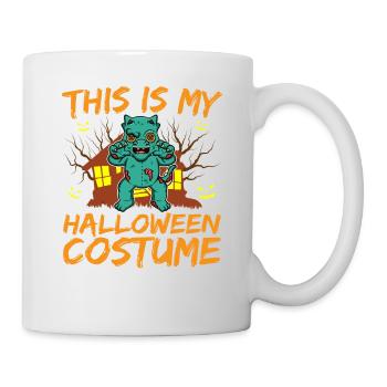 Scary Creepy Animal This Is My Halloween Costume - Mug - white - Right