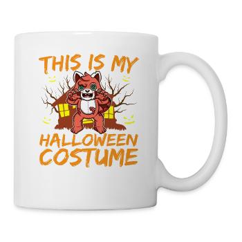 Scary Creepy Animal This Is My Halloween Costume - Mug - white - Right