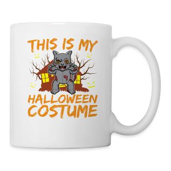 Scary Creepy Animal This Is My Halloween Costume - Mug - white - Right