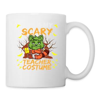 C’est mon effrayant professeur Costume School Halloween - Mug blanc - blanc - Droite