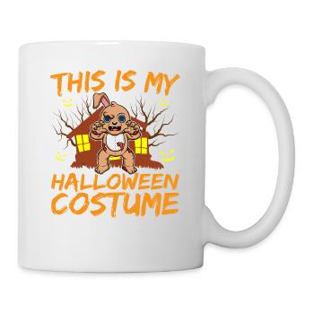 Animal effrayant et effrayant C’est mon costume d’Halloween - Mug blanc - blanc - Droite