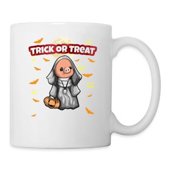 Trick Or Treat Scary Creepy Halloween Monster - Mug - white - Right