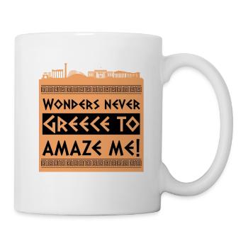 Antike Griechische Mythologie und Griechisches - Tasse - Weiß - Rechts