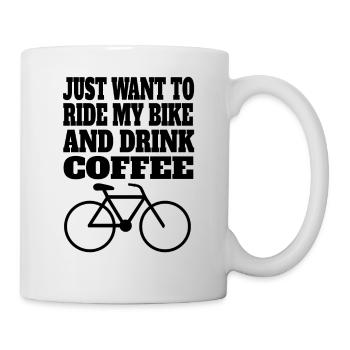 Cycling Mountain Bike Coffee Cycling - Mug - white - Right