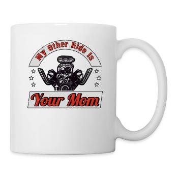 Muscel Car V8 Turbocompresseur Tuning Voiture de course - Mug blanc - blanc - Droite