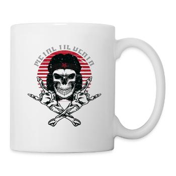 Halloween-kostümparty Unter Dem Motto "metall Bis - Tasse - Weiß - Rechts
