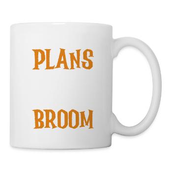 I Can't I Have Plans With My Broom - Mug - white - Right
