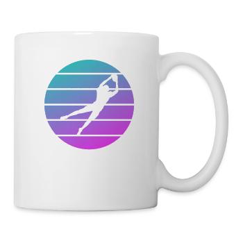 Joueur de football rétro vintage classique - Mug blanc - blanc - Droite