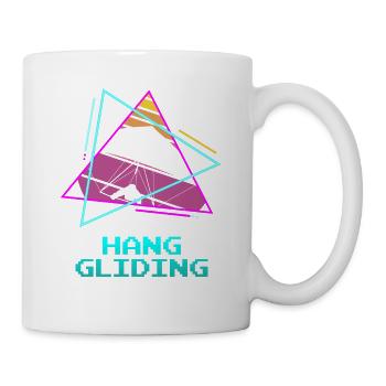 Retro Vintage Classic Hang Gliding Hang Glider - Tasse - Weiß - Rechts