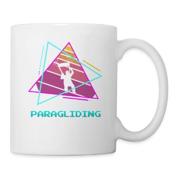 Parapente Rétro Vintage Classic Parapente - Mug blanc - blanc - Droite