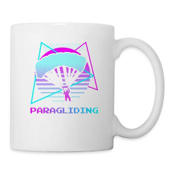 Parapente Rétro Vintage Classic Parapente - Mug blanc - blanc - Droite