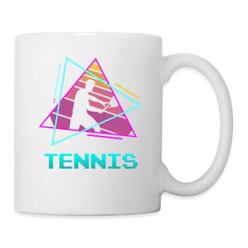 Joueur de tennis Retro Vintage Classic - Mug blanc - blanc - Droite