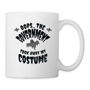 Halloween Kostüm Wähler Wahl Politiker Abstimmen - Tasse - Weiß - Rechts