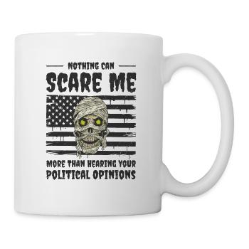Halloween Abstimmen Politik Wahl Wähler - Tasse - Weiß - Rechts