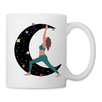 Warrior Princess Yoga Charity Logo - Tasse - Weiß - Rechts