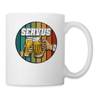 Servus - Tasse - Weiß - Rechts