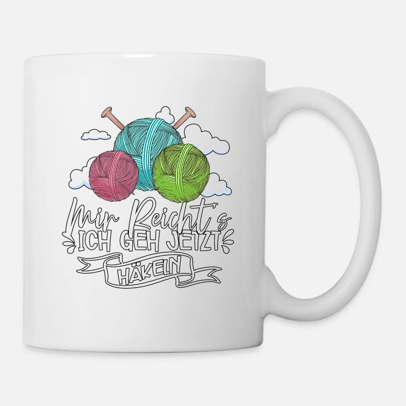 Häkeln - Tasse - Weiß
