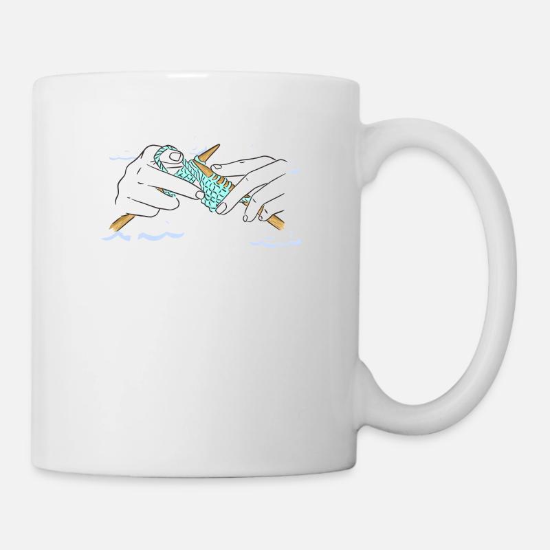 Häkeln - Tasse - Weiß
