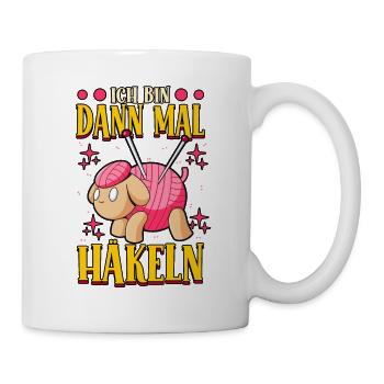 Häkeln - Tasse - Weiß - Rechts