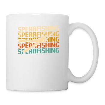 Retro Vintage Classic Spearfishing Fisherman - Mug - white - Right