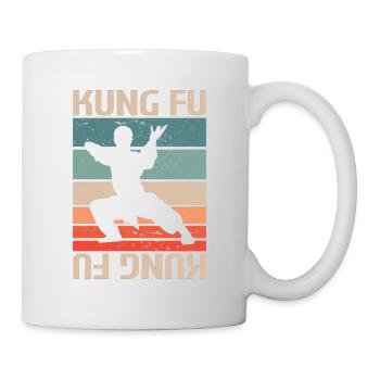 Artiste martial de Kung Fu Classique Rétro Vintage - Mug blanc - blanc - Droite